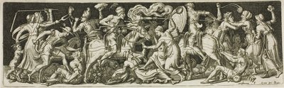 Battaglia grottesca, da Combats and Triumphs da Etienne Delaune