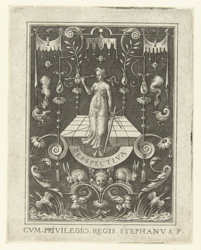 Prospettiva (serie PERSPECTIVA, Vier Vrije Kunsten, het Perspectief en de Architectuur, voorgesteld door vrouwen) da Etienne Delaune