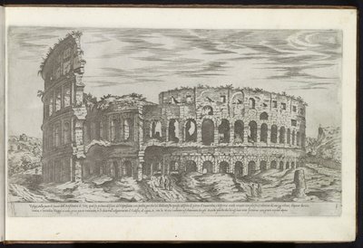 Colosseo a Roma da Etienne Duperac