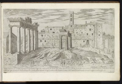 Foro Romano a Roma da Etienne Duperac