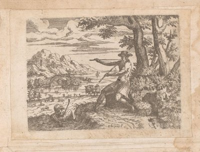 Paesaggio con Mercurio e Argo da Etienne Duperac