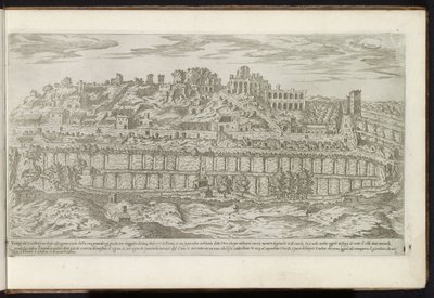 Palatino e il Circo Massimo a Roma da Etienne Duperac