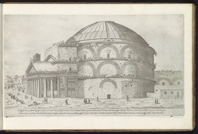 Pantheon a Roma da Etienne Duperac