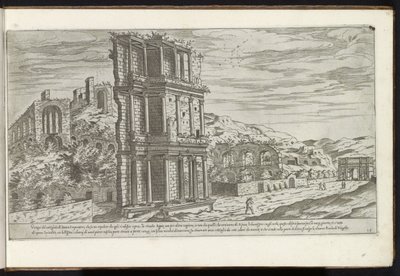 Septizonium a Roma da Etienne Duperac