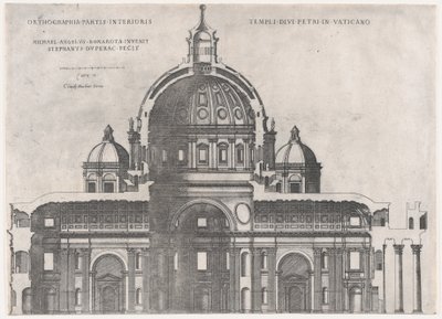 Speculum Romanae Magnificentiae: San Pietro da Etienne Duperac