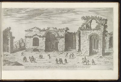 Terme di Diocleziano a Roma da Etienne Duperac