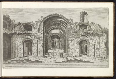 Terme di Diocleziano a Roma da Etienne Duperac