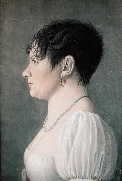 Ritratto di una giovane ragazza, c.1810 da Etienne Esperance Bouchardy