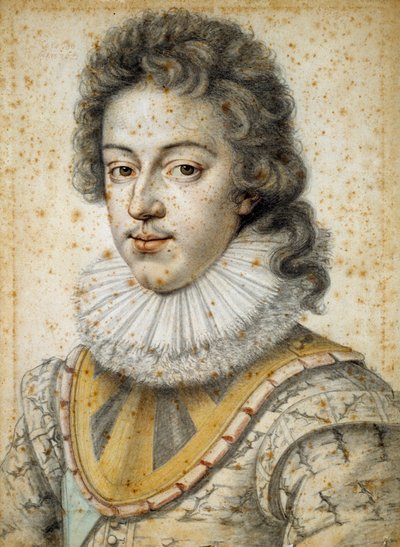 Ritratto di Luigi XIII a 21 anni da Etienne II Dumonstier