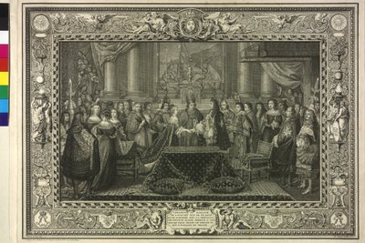 Matrimonio del re Luigi XIV con Maria Teresa d