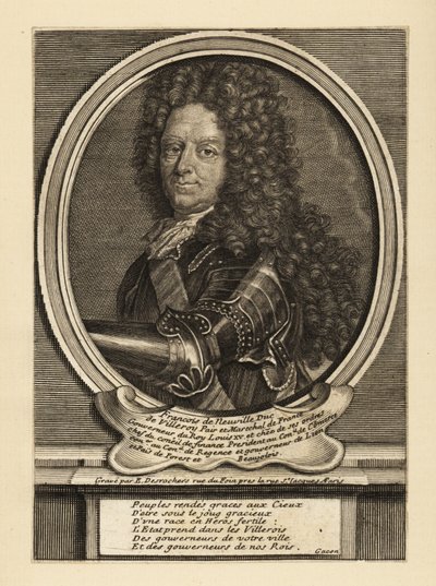 Francois de Neufville, 2° Duca di Villeroy, soldato francese da Etienne Jehandier Desrochers