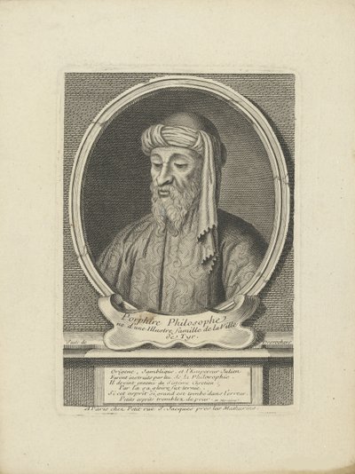 Porfirio di Tiro, circa 1700 da Etienne Jehandier Desrochers