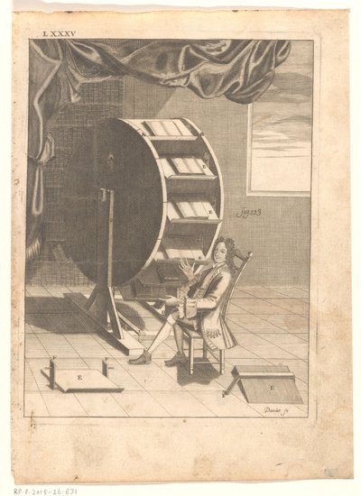 Ruota dei libri di Nicolas Grollier de Servière da Étienne Joseph Daudet