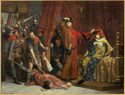 Etienne Marcel e il Delfino Carlo, 22 febbraio 1358 da Etienne Lucien Melingue