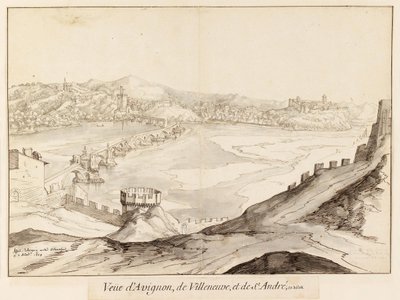 Martellaggio 1608 Pont Saint Benezet da Etienne Martellange