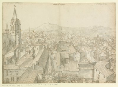 Parte del Collegio  di Avignone  1617 : Parte di Avignone da Etienne Martellange