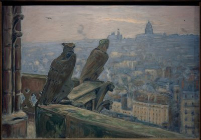 Parigi vista da Notre-Dame da Etienne Moreau Nelaton