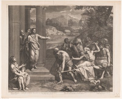 Cristo guarisce il paralitico da Etienne Picart