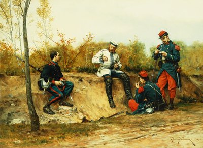 Il prigioniero, 1889 da Etienne Prosper Berne Bellecour