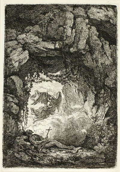 La morte di San Girolamo da Etienne de Lavallee Poussin