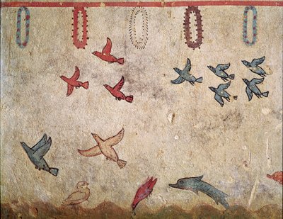 Il volo di un uccello (dettaglio di affresco, 530 a.C.) da Etruscan