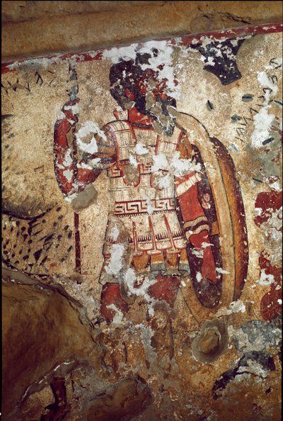 Un guerriero (Affresco, IV secolo a.C.) da Etruscan