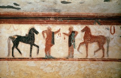 Conversazione (dettaglio) da Etruscan