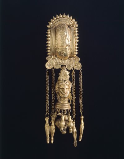 Orecchino, da Todi (Umbria). Civiltà etrusca, IV secolo a.C. da Etruscan