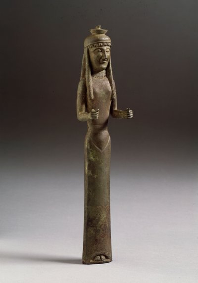 Arte etrusca: figura di offerente, scultura in bronzo dall