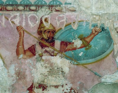 Civiltà etrusca, pittura del sarcofago delle Amazzoni, da Tarquinia da Etruscan