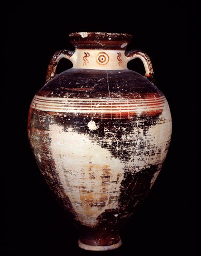 Civiltà etrusca: anfora attica di tipo SOS, da Cerveteri, necropoli di Monte Abatone, Italia - 675-625 a.C. da Etruscan