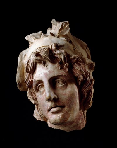 Civiltà etrusca: testa femminile dell