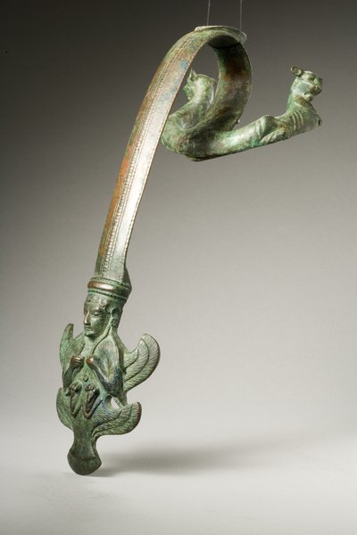 Maniglia, inizio V secolo a.C. (bronzo) da Etruscan