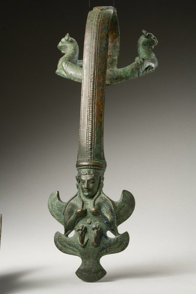 Maniglia, inizio V secolo a.C. (bronzo) da Etruscan