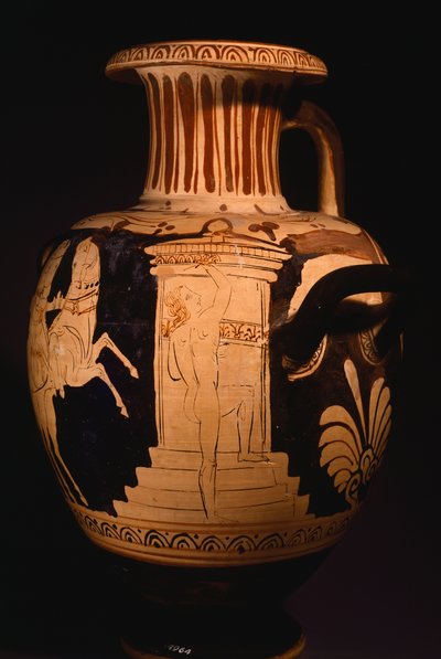 Hydria del Pittore della Biga Vaticana, dettaglio dell