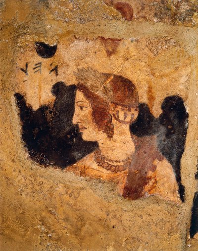 Italia, regione Lazio, Tarquinia (provincia di Viterbo), necropoli etrusca, Tomba dell