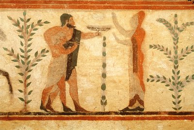 Uomo e bambino davanti all