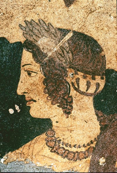 Ritratto di Velia Spurinna (dettaglio) da Etruscan
