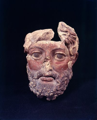 La testa di Zeus da Falerii Veteres da Etruscan