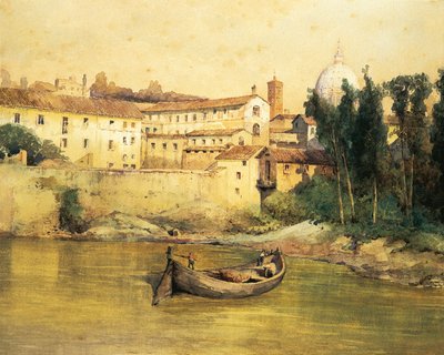 Italia, Roma, vecchio Ospedale Santo Spirito in Sassia da Ettore Roesler Franz