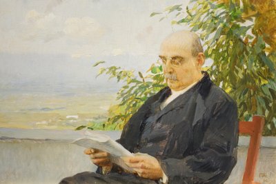 Ritratto di Corrado Ricci da Ettore Tito
