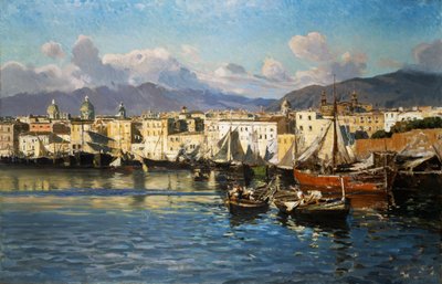 Vecchio porto di Palermo da Ettore de Maria Bergler