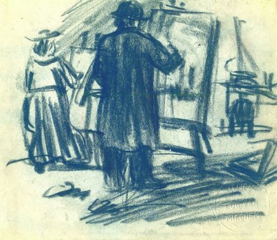 Der Maler René Bosiers da Eugeen van Mieghem