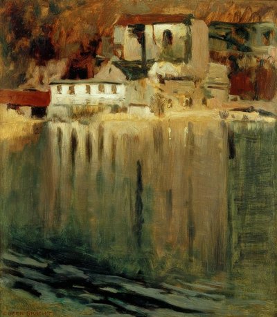 Mulino di gesso allo stagno da Eugen Felix Prosper Bracht