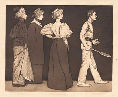 Il Tennista, 1896 da Eugen Kirchner