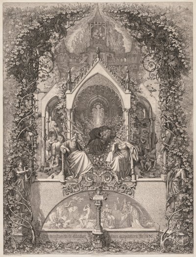 La rosa spinosa (Dornröschen) da Eugen Napoleon Neureuther