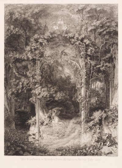 La signora della foresta da Eugen Napoleon Neureuther
