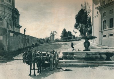 Dietro il Vaticano vicino ai Musei e alla Zecca, Roma, Italia, 1927 da Eugen Poppel