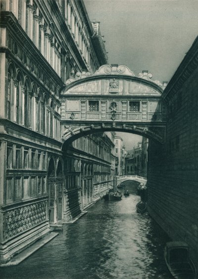 Ponte dei Sospiri, Venezia, Italia, 1927 da Eugen Poppel