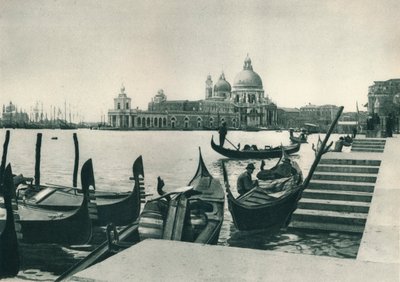 Chiesa di Santa Maria della Salute e la Dogana, Venezia, Italia da Eugen Poppel
